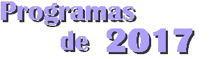 Programas de 2017